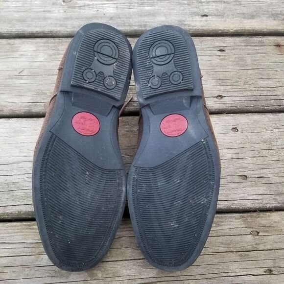 G defy Gravity Defyer Brown Suede Leather Cap Toe Lace-up Oxfords Men's 7.5 - Picture 7 of 10